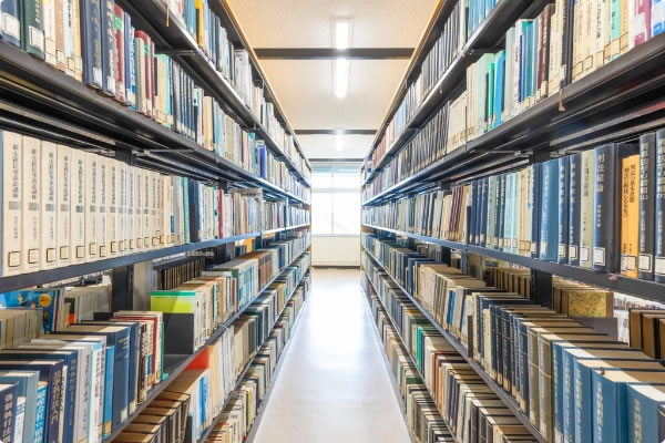 写真：図書館