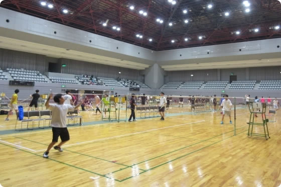 写真：バドミントン部