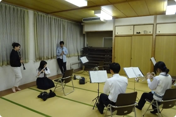 写真：吹奏楽部