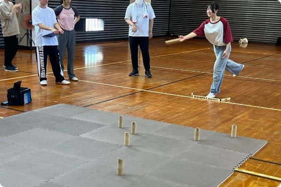 写真：モルック同好会