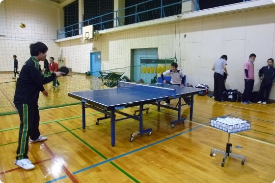 写真：卓球部