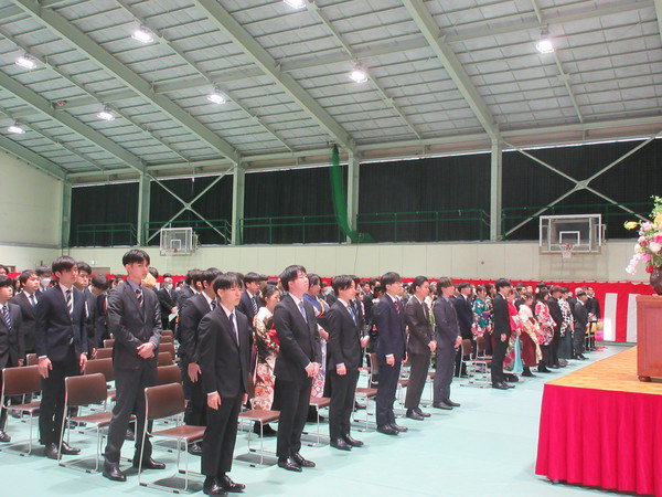3月8日（金）卒業証書・修了証書授与式を挙行