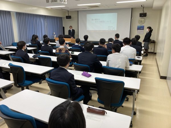 産業振興交流会事業「地域企業による講義」を開催