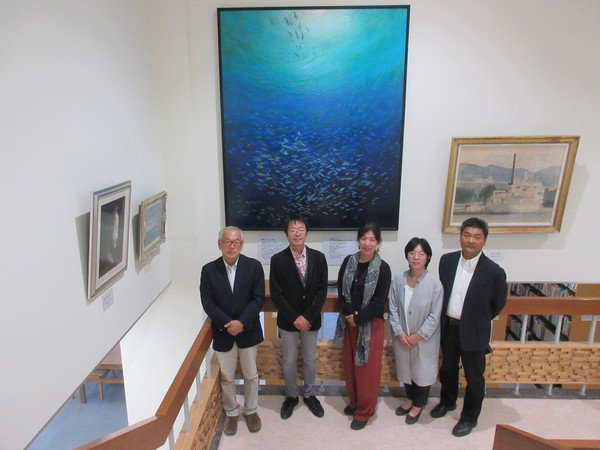 10月17日(火)　絵画を寄贈していただきました