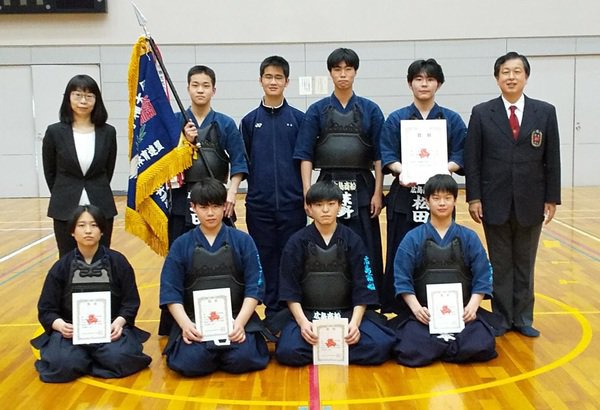 4月17日(日)尾三地区高校総体（剣道競技）男子個人・団体戦優勝