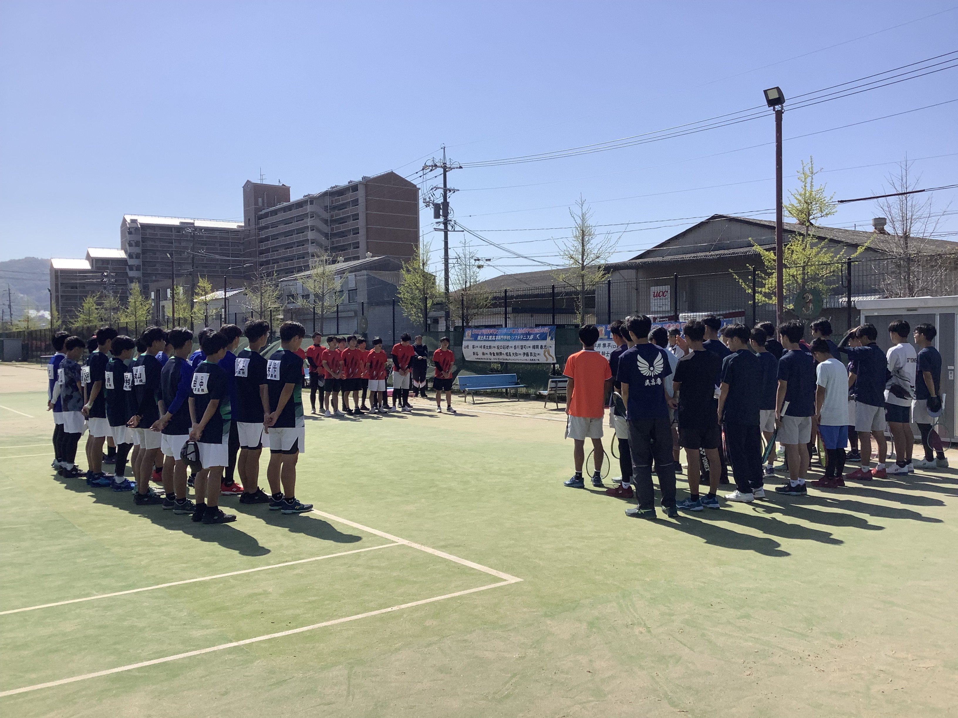 【ソフトテニス部】練習試合に参加しました（2026年4月）