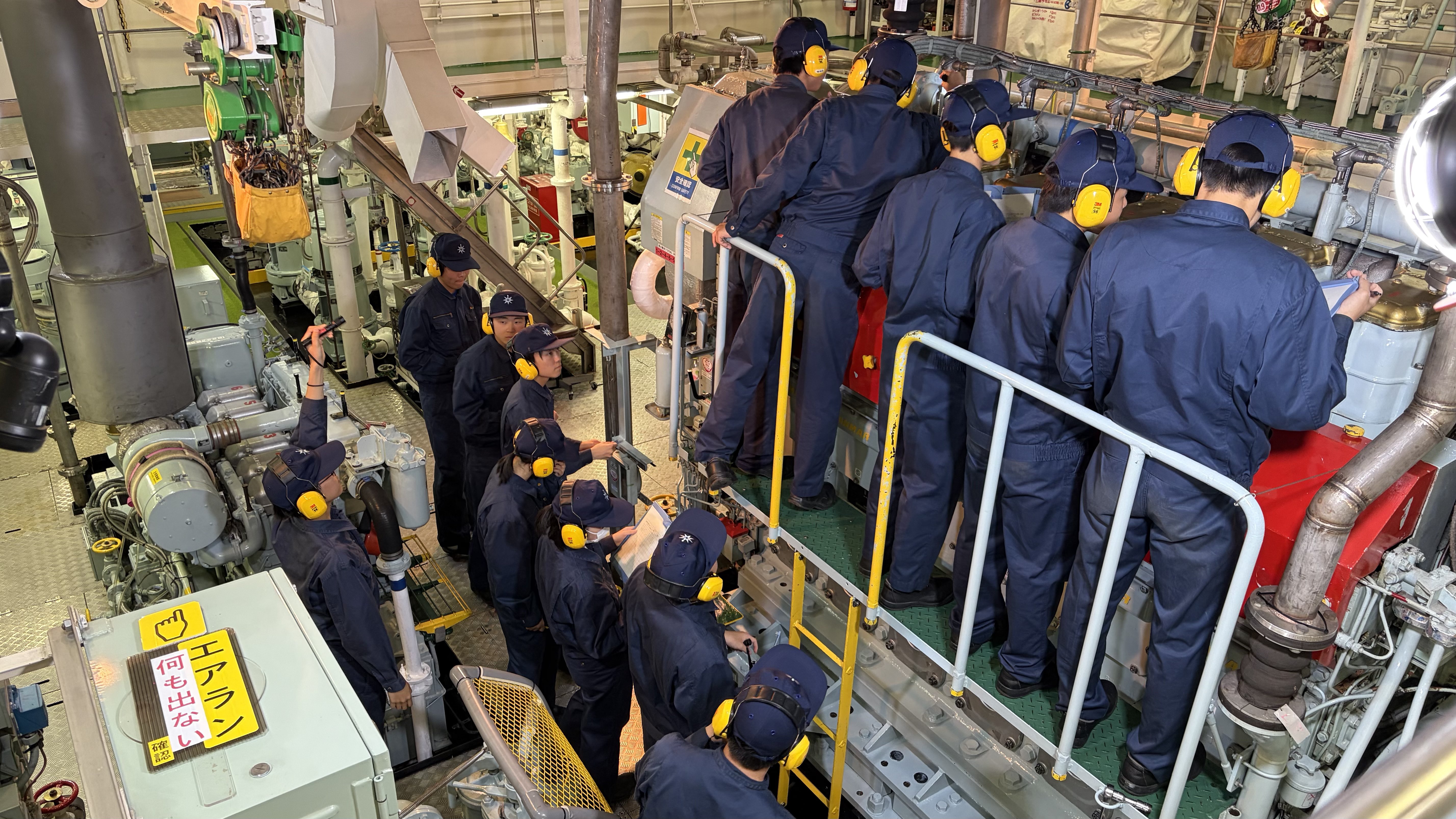 ４月２０日（月）から４月２４日（金）商船学科３年生（機関コース）広島丸航海実習を実施