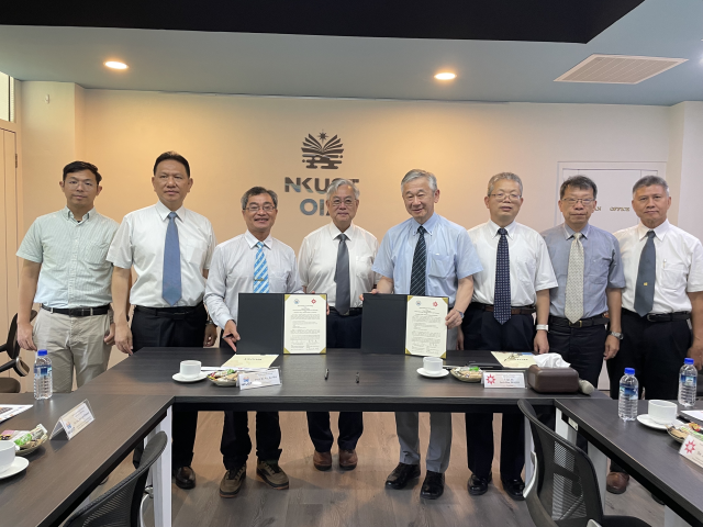 ６月３日（水）広島商船高専と国立高雄科技大学海事学院との総括交流協定（MOU）を締結